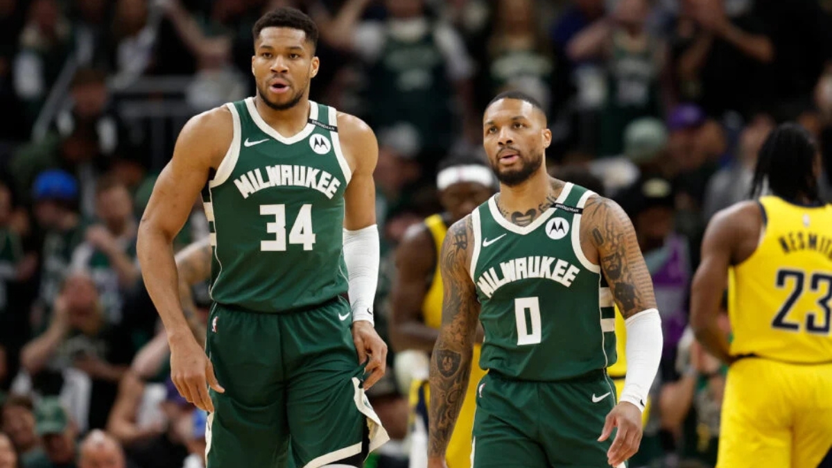 Giannis Antetokounmpo, Damian Lillard, NBA, Milwaukee Bucks