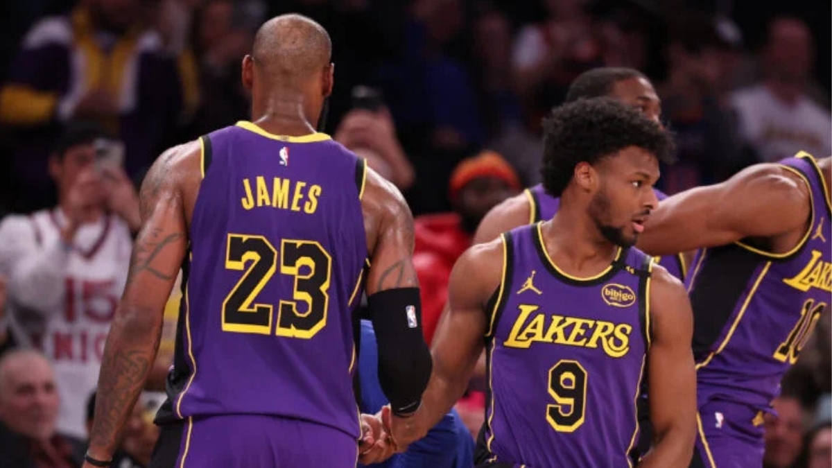 Bronny James, LeBron James, Los Angeles Lakers, NBA