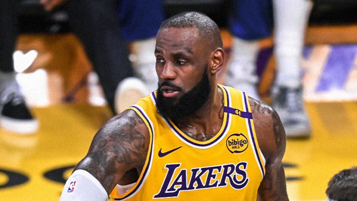 NBA legend LeBron James of the Los Angeles Lakers