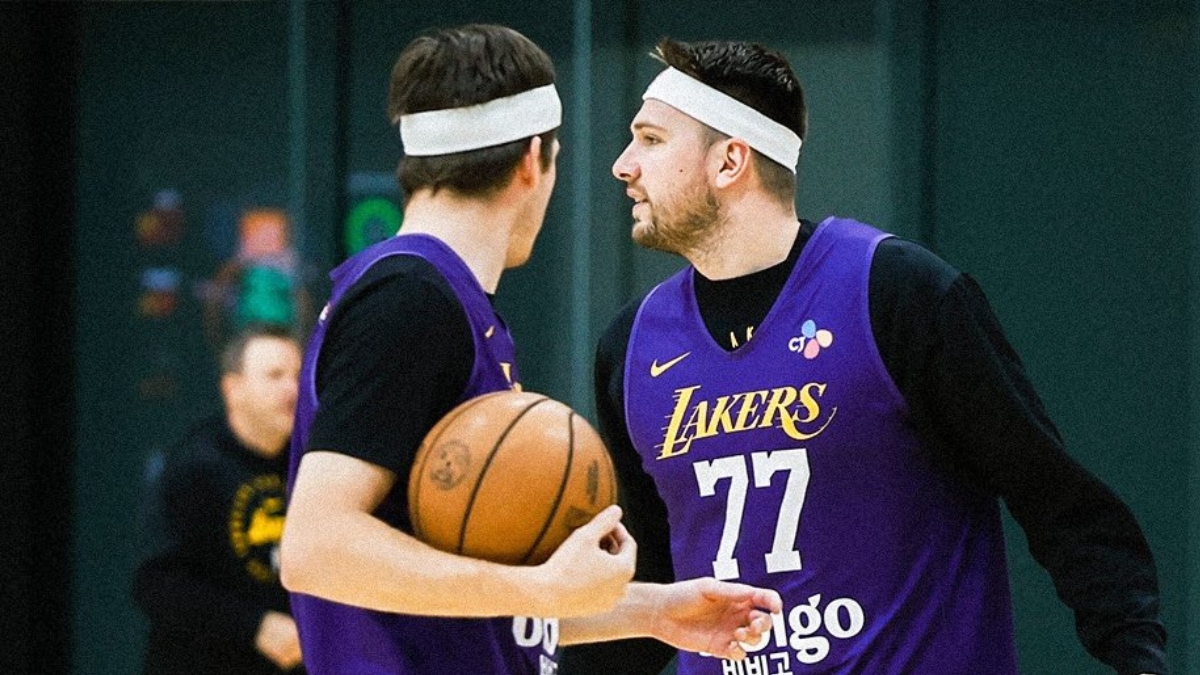 Luka Dončić, Austin Reaves, Los Angeles Lakers, NBA
