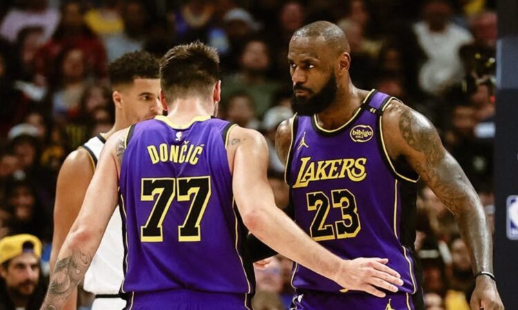 LeBron James, Luka Doncic, Los Angeles Lakers, NBA