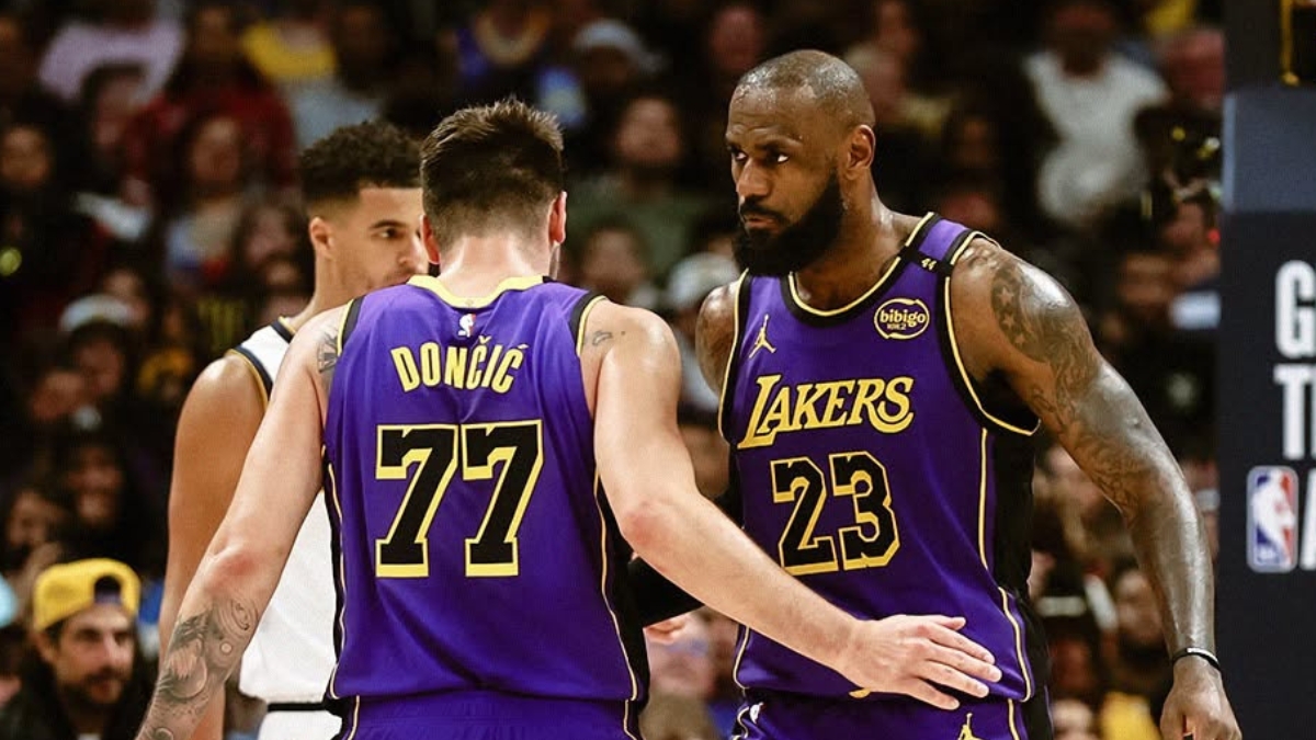LeBron James, Luka Doncic, Los Angeles Lakers, NBA