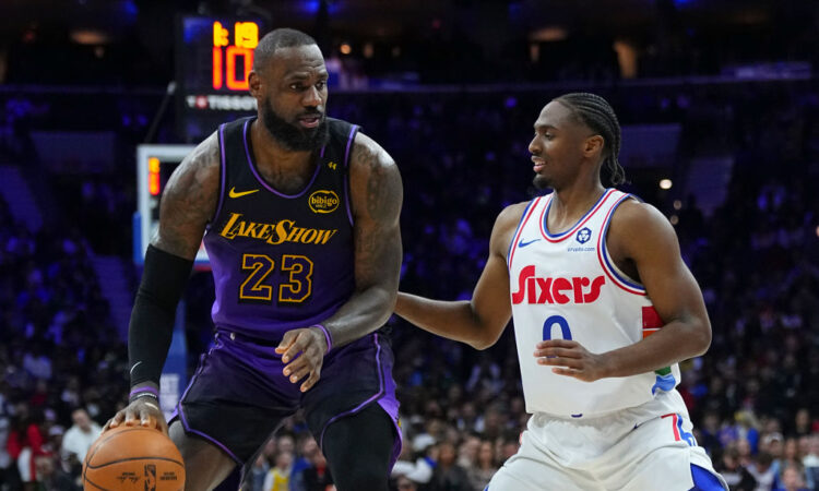 NBA, Tyrese Maxey, LeBron James, Lakers, 76ers, Sixers