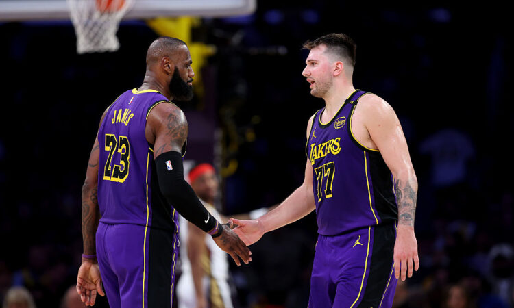 LeBron James, Luka Dončić, Los Angeles Lakers, NBA