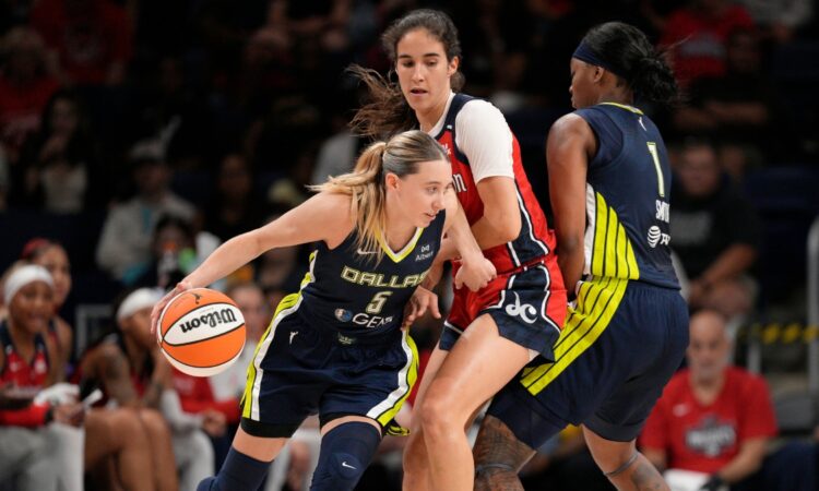 Paige Bueckers, Sonia Citron, Dallas Wings, Washington Mystics, WNBA