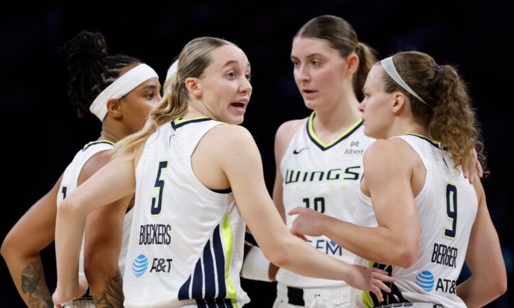 Paige Bueckers, Dallas Wings, Luisa Geiselsöder, Aziaha James, Grace Berger, WNBA