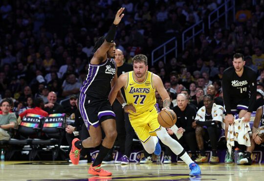 Los Angeles Lakers To Start Luka Dončić, Gabe Vincent, Austin Reaves, Rui Hachimura, Deandre Ayton While LeBron James Is Out NBA