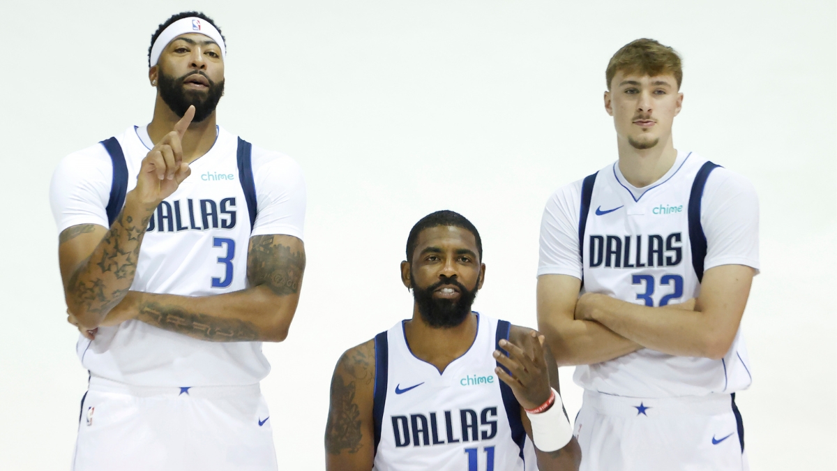 Cooper Flagg, Dallas Mavericks, NBA, Anthony Davis, Kyrie Irving