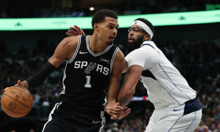 Victor Wembanyama, San Antonio Spurs, Dallas Mavericks, NBA, Anthony Davis