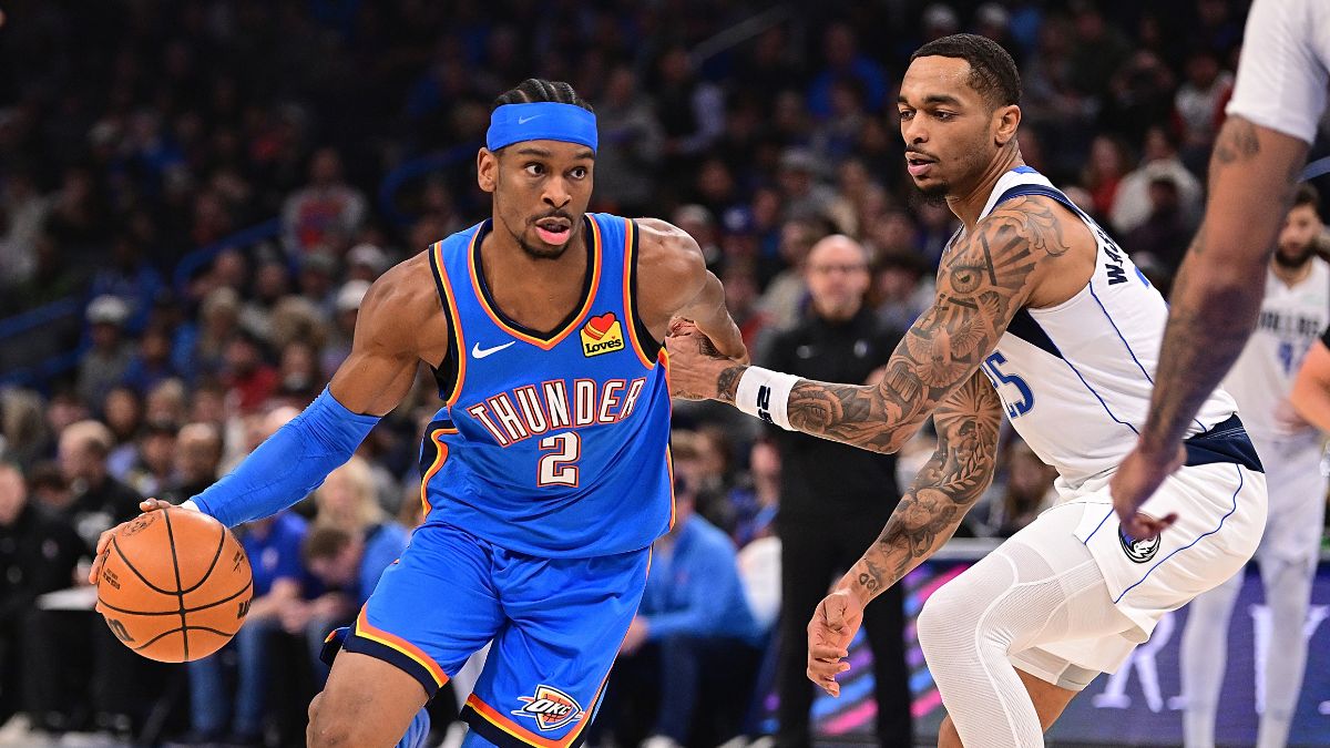 Shai Gilgeous-Alexander, Oklahoma City Thunder, P.J. Washington, Dallas Mavericks, NBA