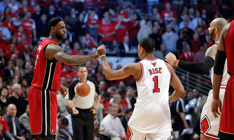 NBA, LeBron James, Derrick Rose