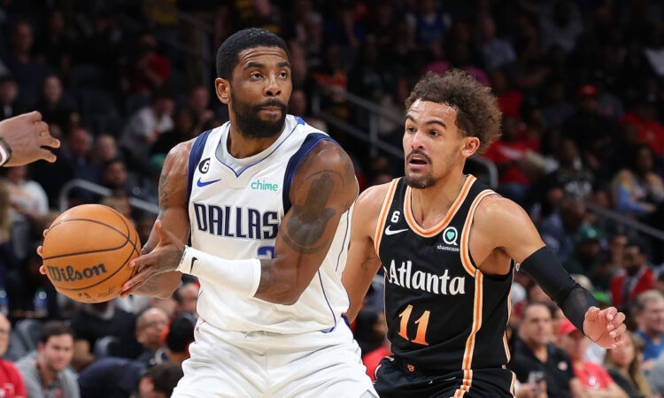 nba trae young kyrie irving dallas mavericks atlanta hawks