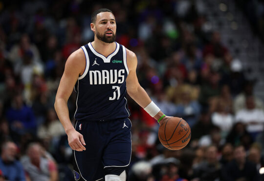NBA Trade Idea Sends Klay Thompson To Warriors, Jonathan Kuminga To Jazz, Cam Thomas To Mavericks, Buddy Hield To Magic, Al Horford To Nets