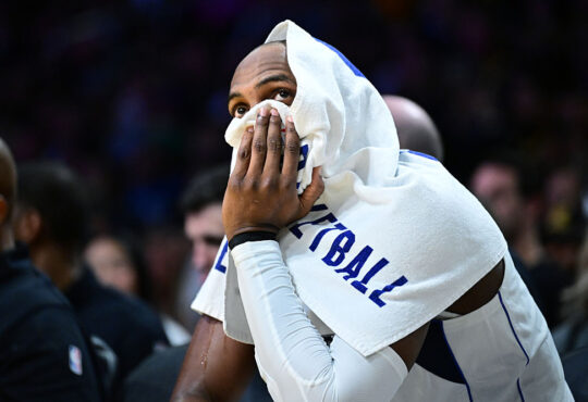 NBA forward Khris Middleton of the Dallas Mavericks