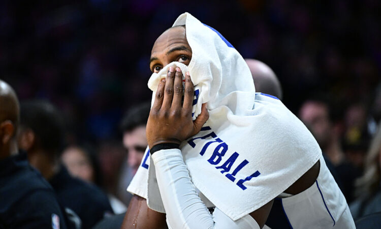 NBA forward Khris Middleton of the Dallas Mavericks