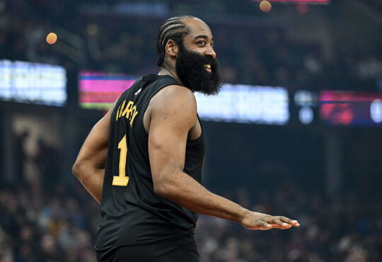 NBA guard James Harden of the Cleveland Cavaliers