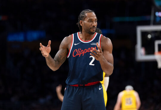 NBA forward Kawhi Leonard of the Los Angeles Clippers