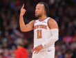 NBA guard Jalen Brunson of the New York Knicks