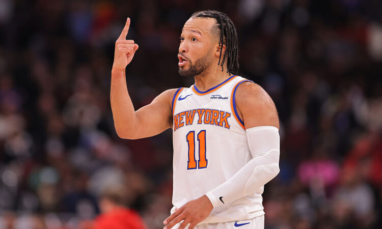 NBA guard Jalen Brunson of the New York Knicks
