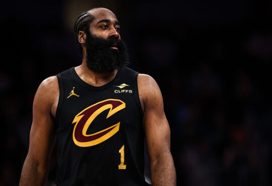 NBA guard James Harden of the Cleveland Cavaliers
