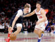 NBA: Cooper Flagg drives to the basket for the Dallas Mavericks against the Houston Rockets at Toyota Center