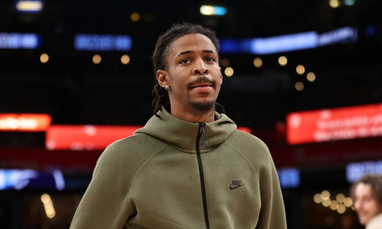 NBA: Ja Morant looks on after the game at FedExForum following Memphis Grizzlies vs. Minnesota Timberwolves