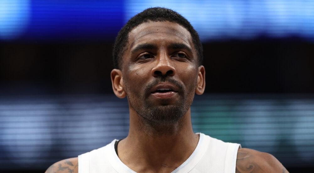 NBA: Kyrie Irving looks on during the second half of the Dallas Mavericks’ game against the Milwaukee Bucks at American Airlines Center.