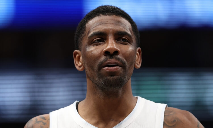 NBA: Kyrie Irving looks on during the second half of the Dallas Mavericks’ game against the Milwaukee Bucks at American Airlines Center.