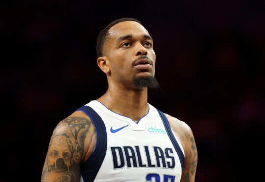 NBA: P.J. Washington looks on during the fourth quarter at Target Center against the Minnesota Timberwolves