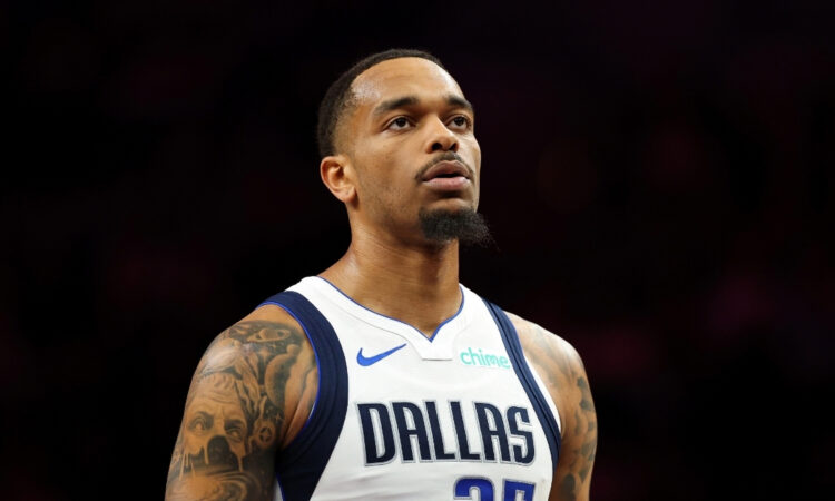 NBA: P.J. Washington looks on during the fourth quarter at Target Center against the Minnesota Timberwolves