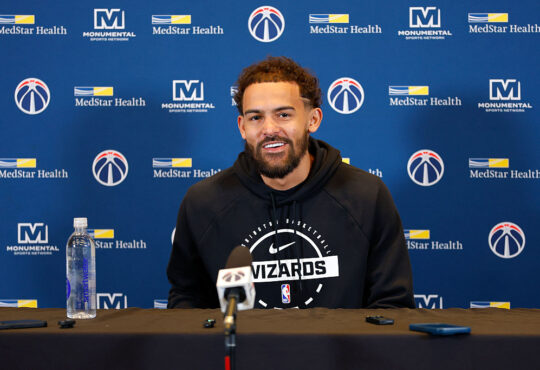 NBA guard Trae Young of the Washington Wizards