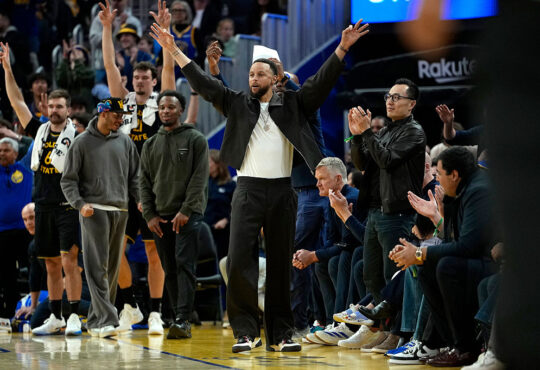 NBA guard Stephen Curry of the Golden State Warriors