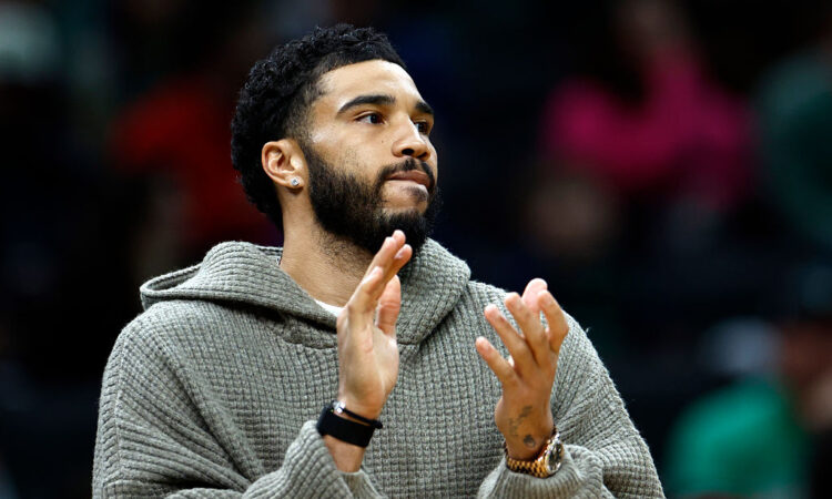 NBA forward Jayson Tatum of the Boston Celtics