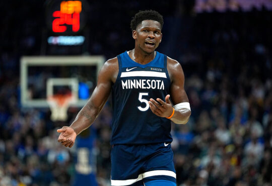 NBA guard Anthony Edwards of the Minnesota Timberwolves