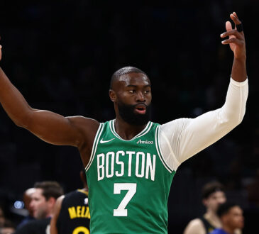 Boston Celtics forward Jaylen Brown