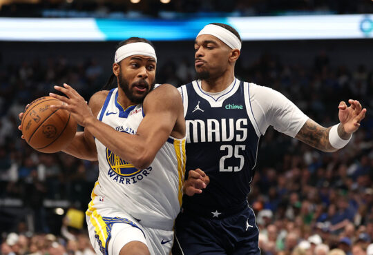 Dallas Mavericks forward PJ Washington guards Golden State Warriors guard Moses Moody