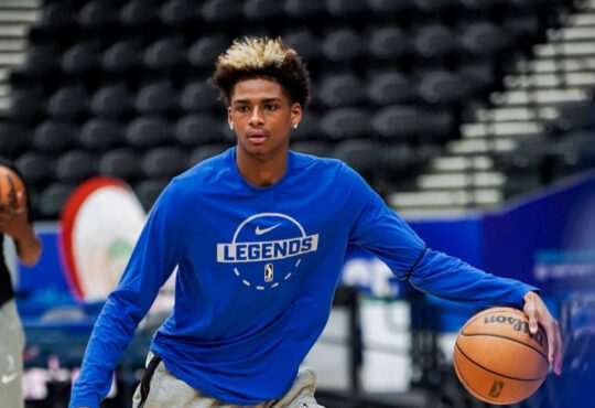 Dallas Mavericks guard AJ Johnson dribbles during shootaround at Comerica Center before the Texas Legends game in Frisco.