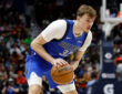 Cooper Flagg drives to the basket during the Dallas Mavericks’ game against the New Orleans Pelicans at Smoothie King Center on March 16, 2026.