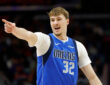 Cooper Flagg reacts during the first half of the Mavericks’ game against the Pelicans at Smoothie King Center on March 16, 2026.