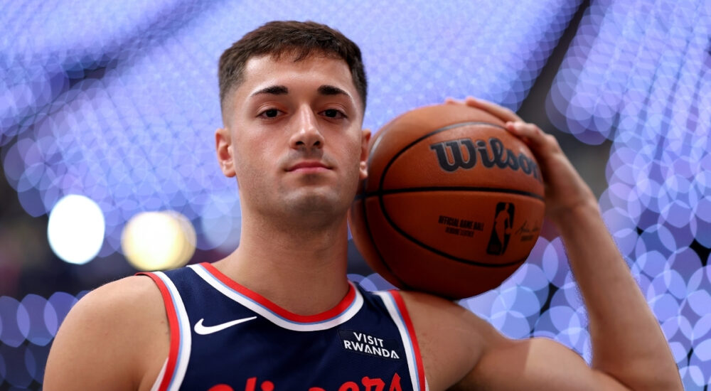 NBA: John Poulakidas poses for a portrait during Los Angeles Clippers media day at Intuit Dome in Inglewood.