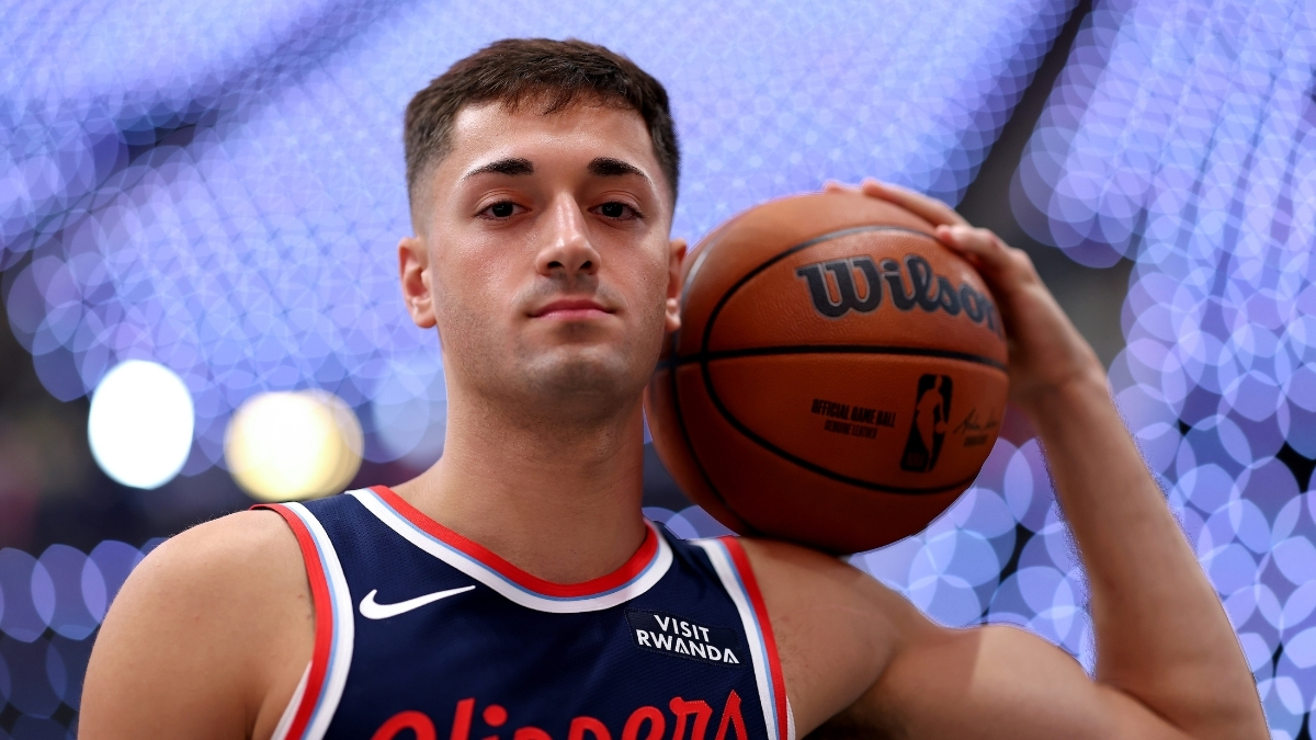 NBA: John Poulakidas poses for a portrait during Los Angeles Clippers media day at Intuit Dome in Inglewood.