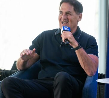 Mark Cuban speaking at the Two Disruptors, One Reality Check session during the 2026 SXSW Conference and Festival in Austin, Texas.