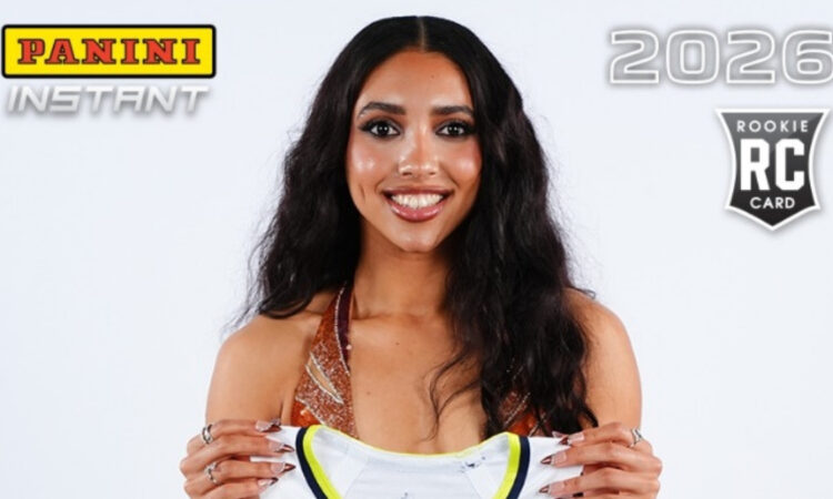 Azzi Fudd 2026 Panini Instant WNBA Draft Night No. 5 Base trading card