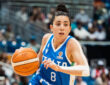 Costanza Verona of Italy drives to the basket during a FIBA Women's World Cup 2026 Qualifying game against USA in San Juan, Puerto Rico.