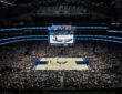 A capacity crowd at American Airlines Center watching the Dallas Wings play the Indiana Fever.