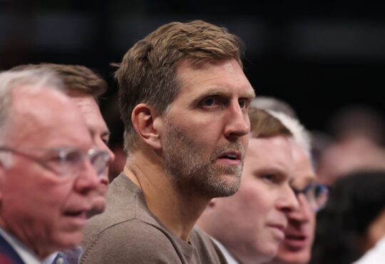 Dallas Mavericks legend Dirk Nowitzki, whom Mark Cuban said opposed hiring Nico Harrison.